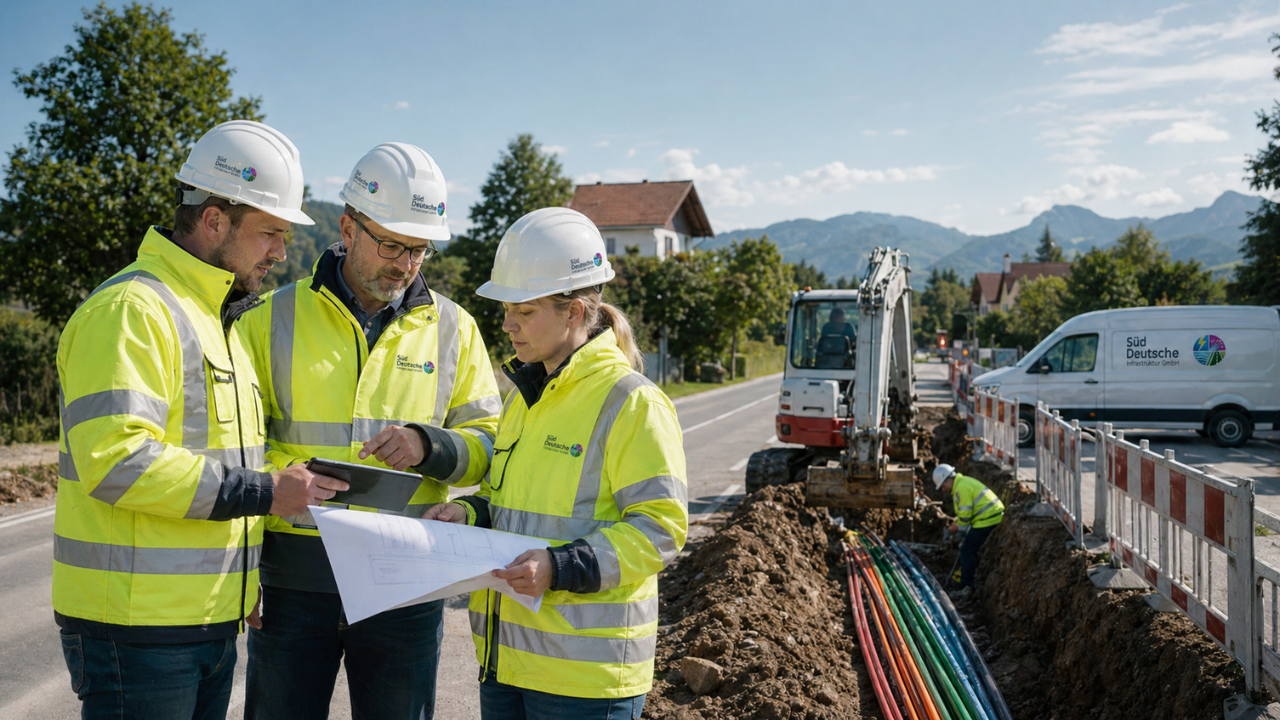 Glasfaserausbau